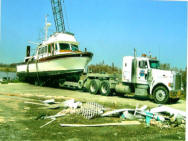 Boat Transport Crane Load